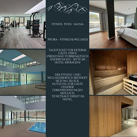 Prora Block 1 - Mit Sauna, Pool, Fitness Und Dachterrasse - Meerzeit