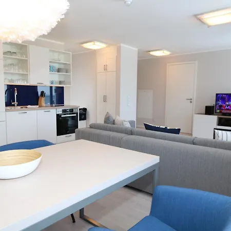 公寓 Prora Block 1 - Sauna, Pool Und Fitness - Meerzeit 宾茨