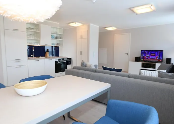 Lägenhet Prora Block 1 - Mit Sauna, Pool, Fitness Und Dachterrasse - Meerzeit Binz